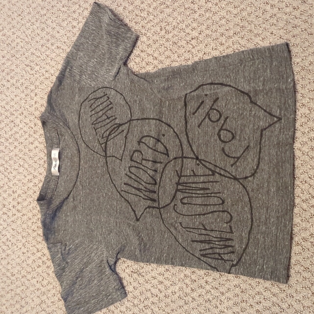 Super soft grey kids designer t shirt made by Josh Love